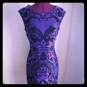 NWT purple and black New York and company dress